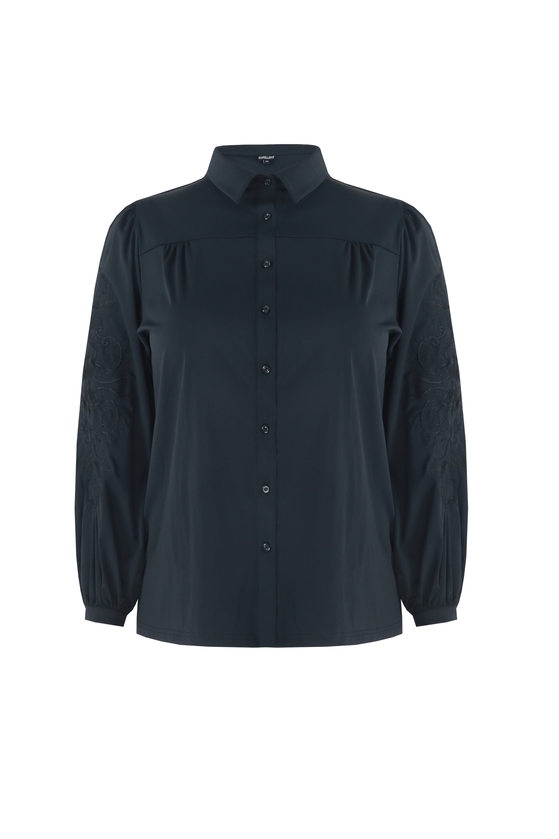 Exxcellent Blouse Ariana Zwart - OAK Fashion Noordwolde