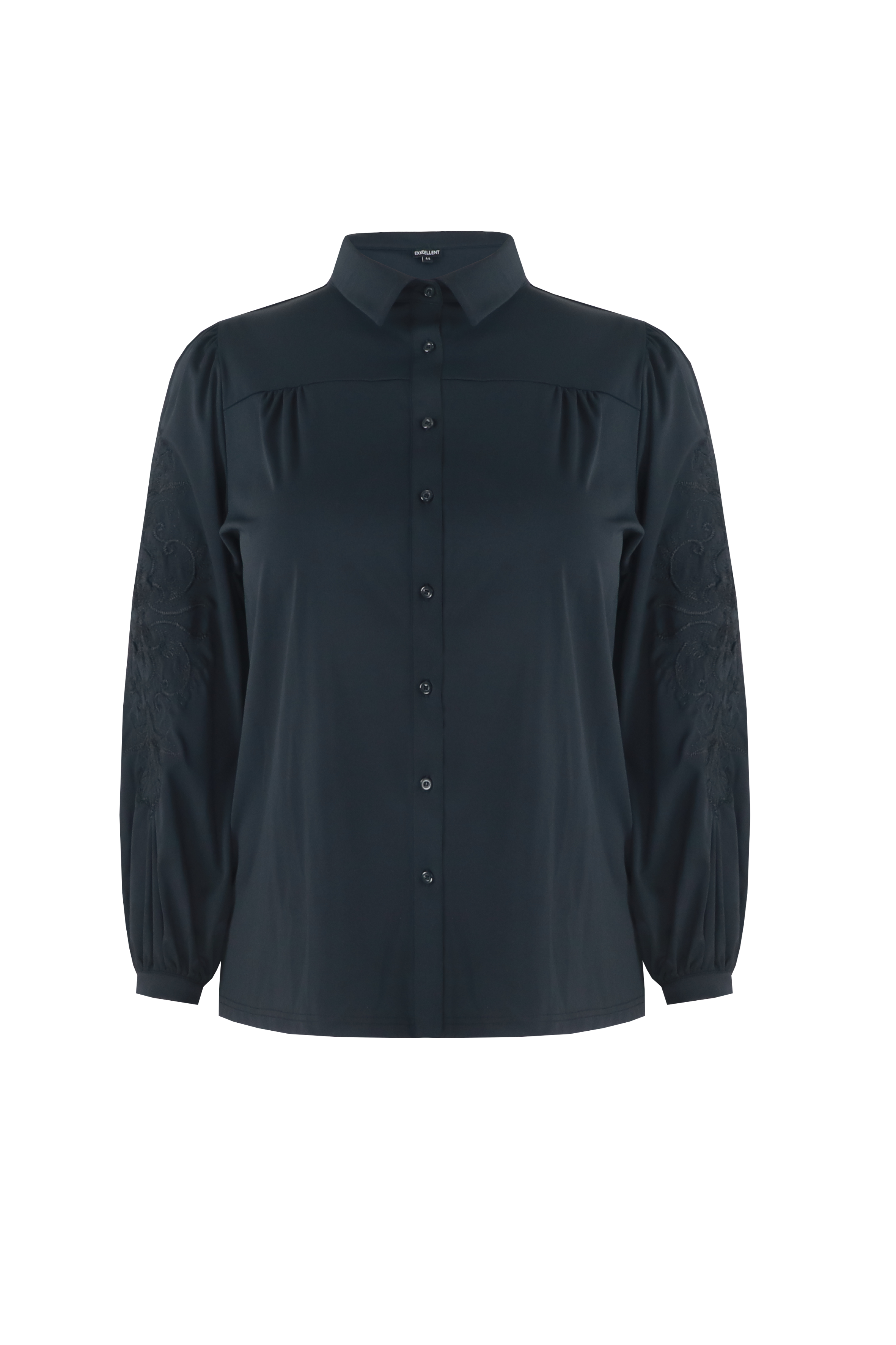 Exxcellent Blouse Ariana Zwart - OAK Fashion Noordwolde