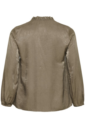 Kaffe Curve KCmilia Blouse Morel - OAK Fashion Noordwolde