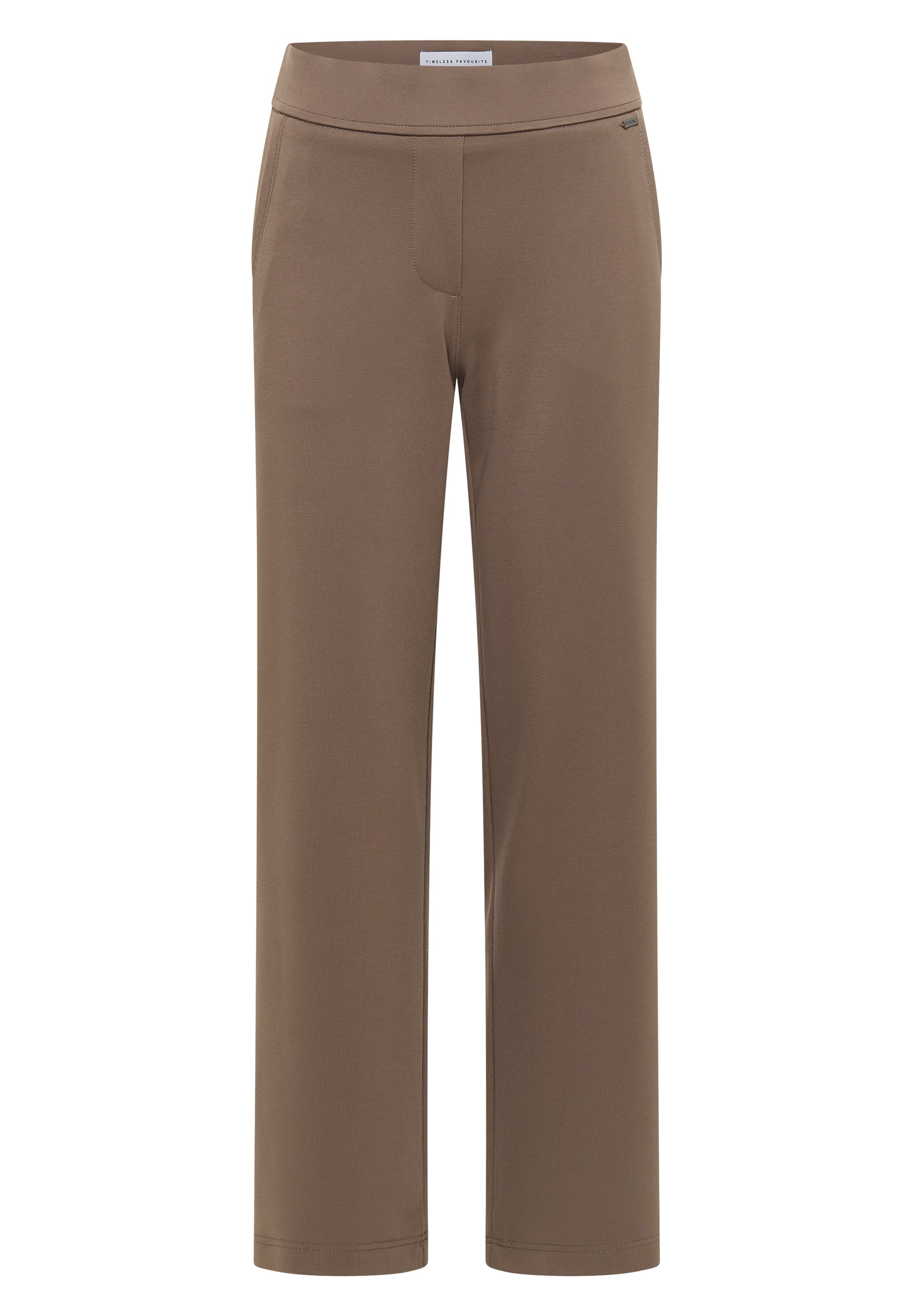 Cecil Pantalon Neele Straight Bruin - OAK Fashion Noordwolde