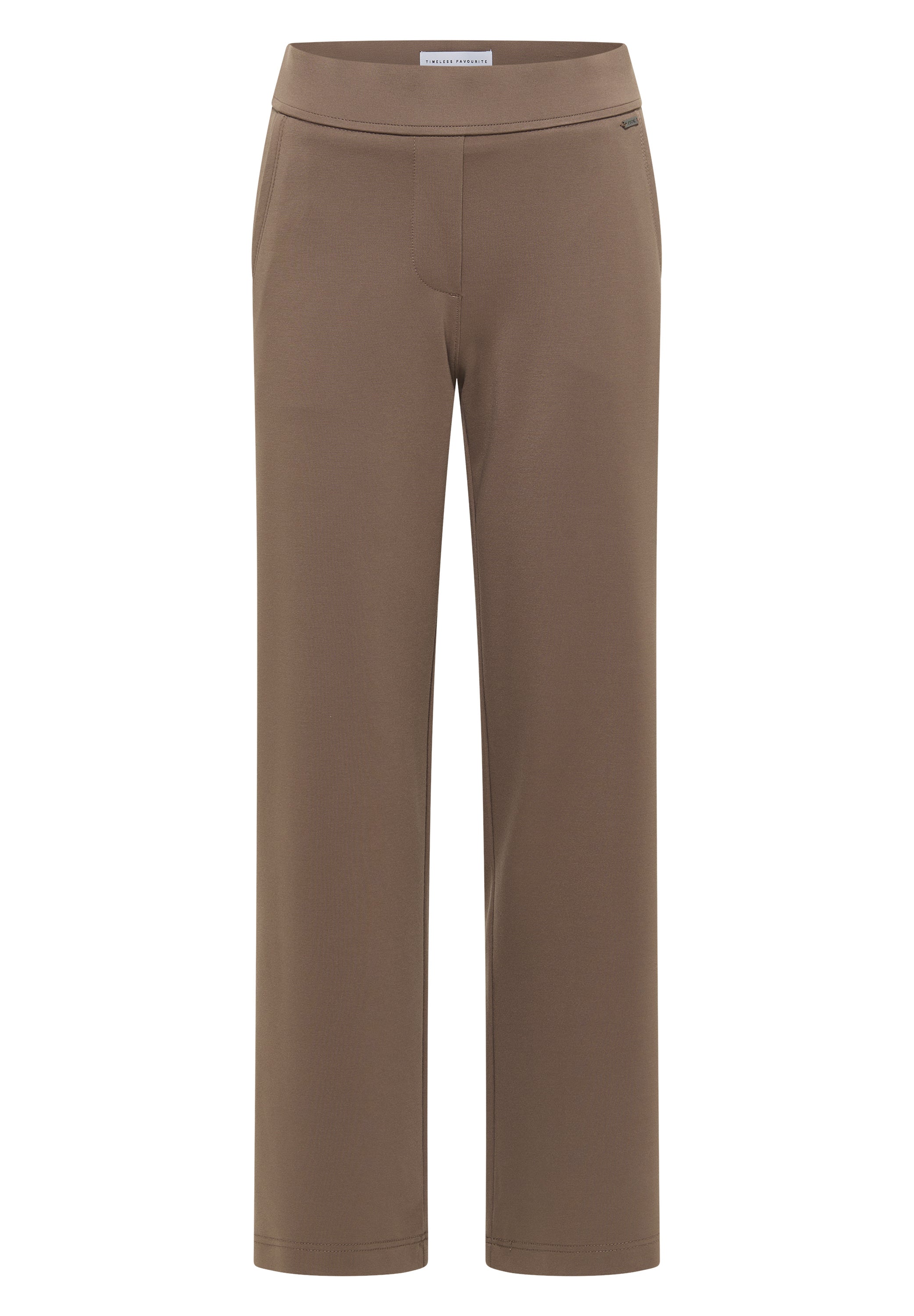 Cecil Pantalon Neele Straight Bruin - OAK Fashion Noordwolde