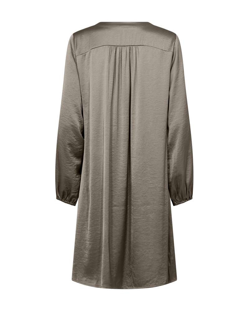 Freequent Jurk Dove Bruin - OAK Fashion Noordwolde