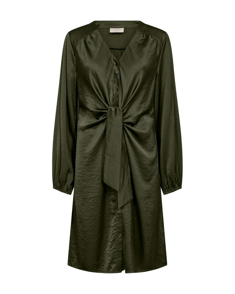 Freequent Jurk Dove Groen - OAK Fashion Noordwolde