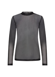 Soya Concept Mesh Top Alda Zwart - OAK Fashion Noordwolde