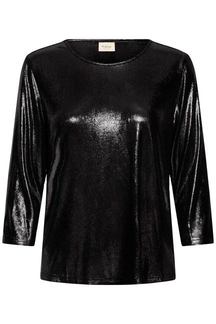 Fransa FRFRANNY TEE 2 BLACK METALLIC - OAK Fashion Noordwolde