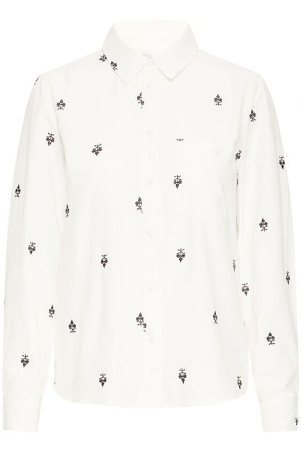 B.young BYHILOU EMB SHIRT ASPHALT BOHO EMB - OAK Fashion Noordwolde