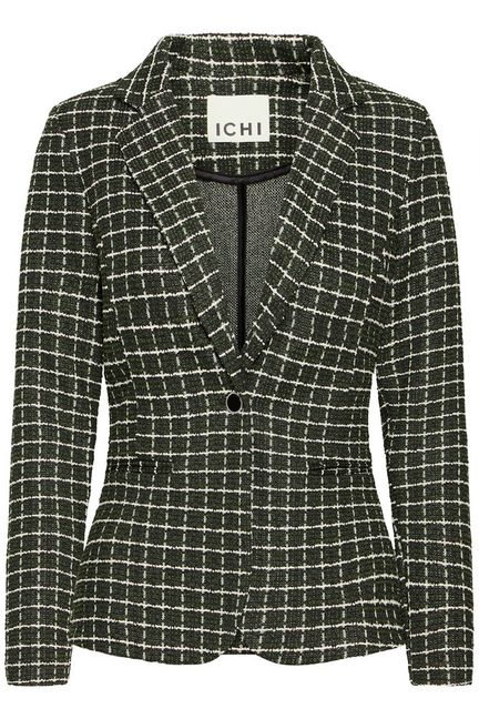 Ichi IHKATE CLOULE BL2 RIFLE GREEN CHECK - OAK Fashion Noordwolde