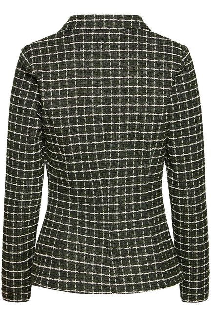 Ichi IHKATE CLOULE BL2 RIFLE GREEN CHECK - OAK Fashion Noordwolde