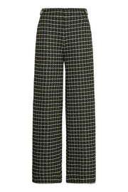 Ichi Pantalon Kate Cloule RIFLE GREEN CHECK - OAK Fashion Noordwolde