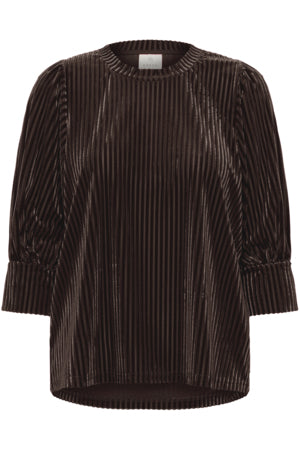 Kaffe KAcaca Blouse Black Coffee - OAK Fashion Noordwolde