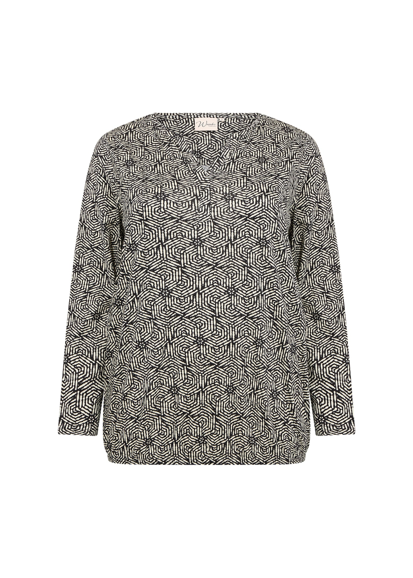 Wasabi Top Sonny Zwart - OAK Fashion Noordwolde