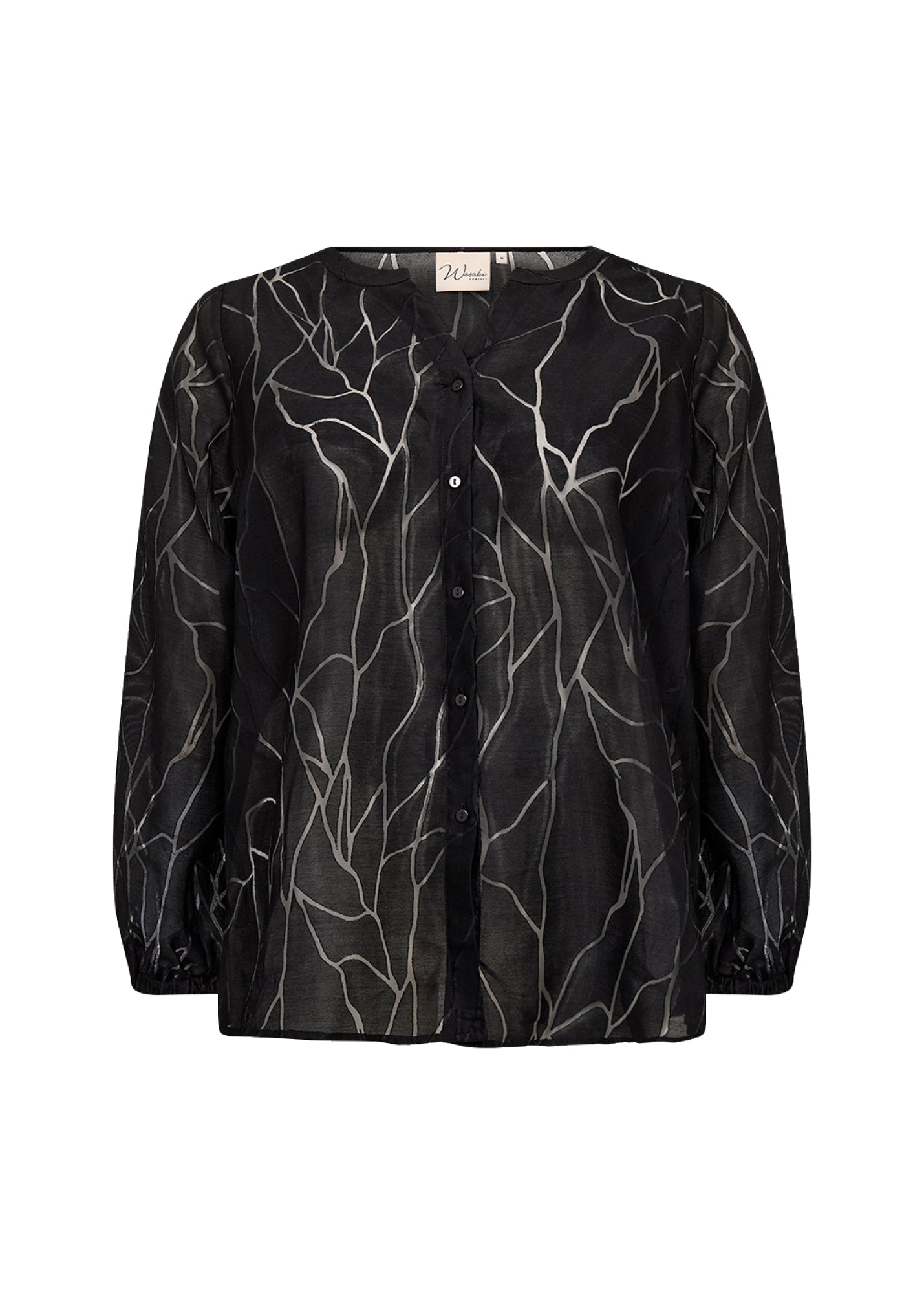 Wasabi Blouse Sanna Zilver - OAK Fashion Noordwolde