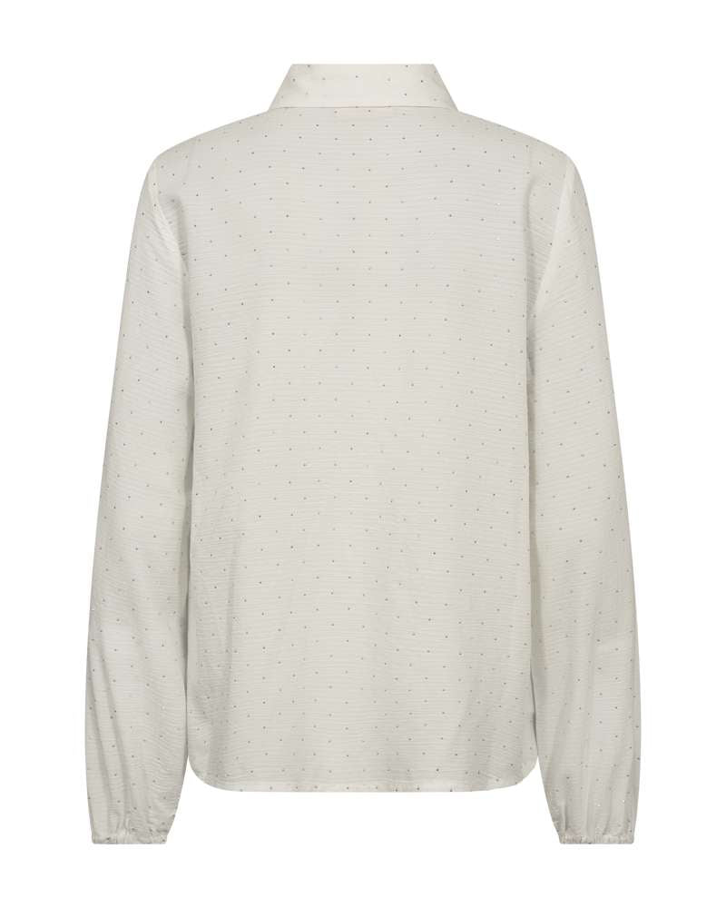 Freequent Blouse Shine Wit - OAK Fashion Noordwolde