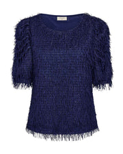 Freequent Top Marlin Blauw - OAK Fashion Noordwolde