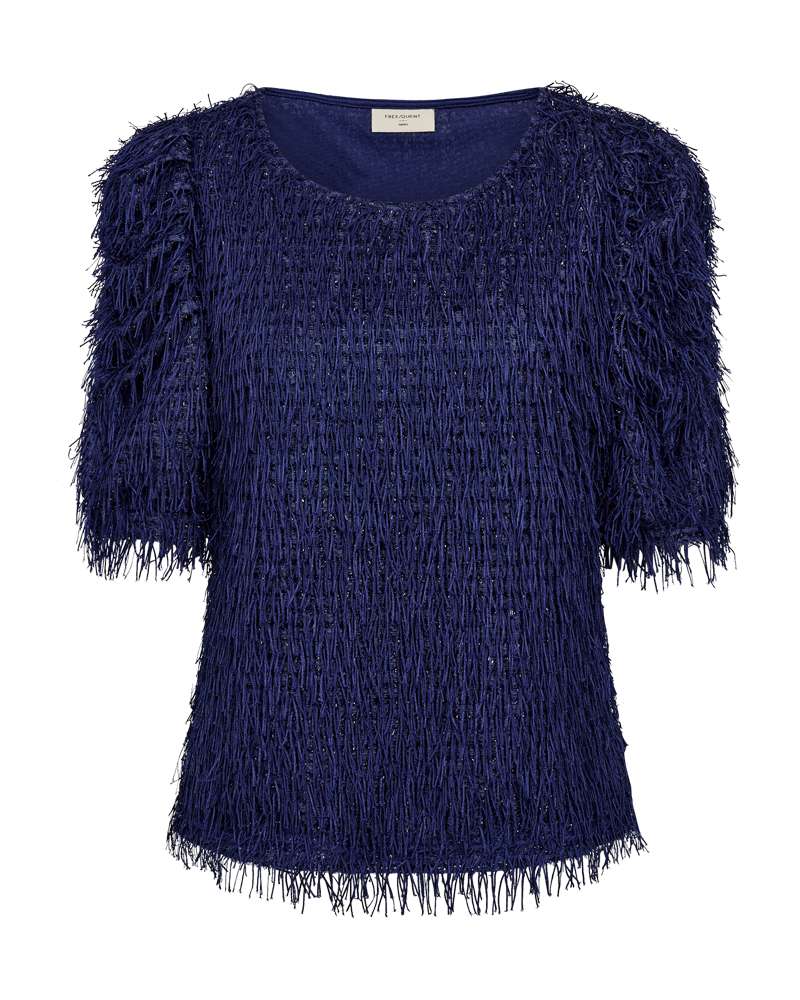 Freequent Top Marlin Blauw - OAK Fashion Noordwolde