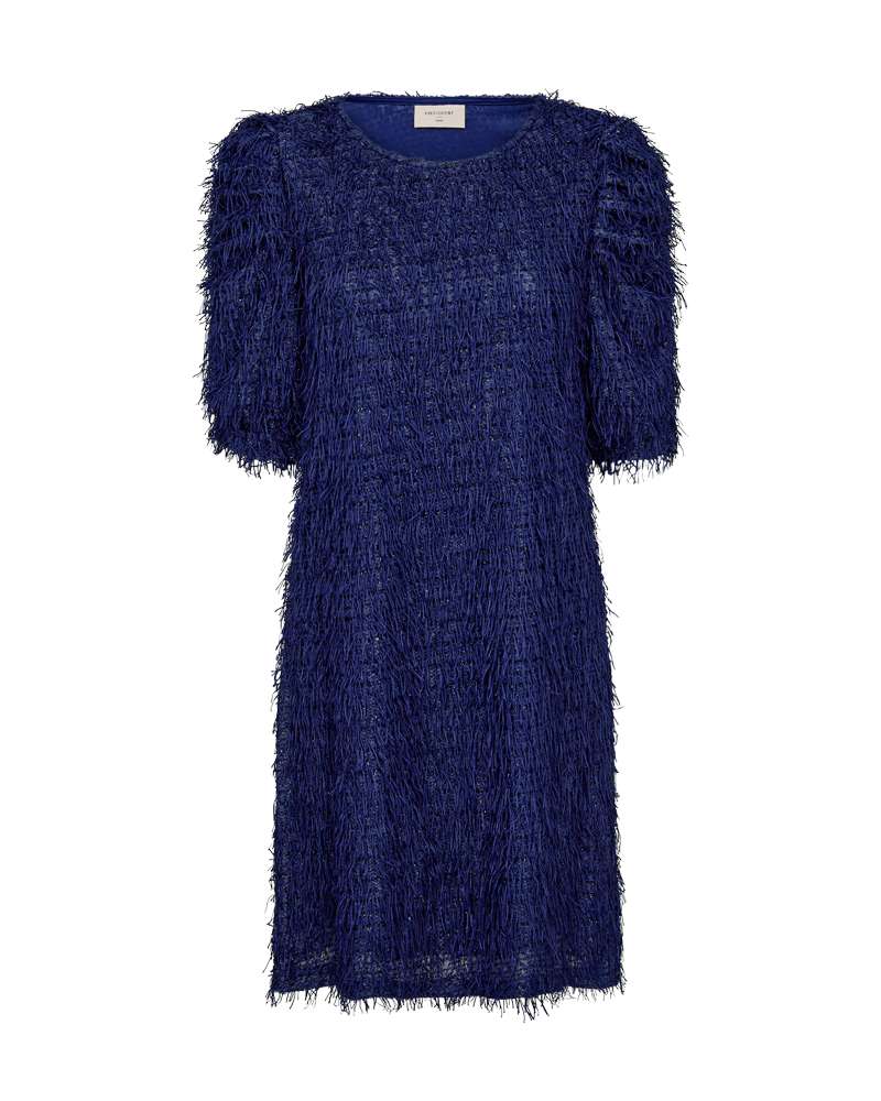 Freequent Jurk Marlin Blauw - OAK Fashion Noordwolde