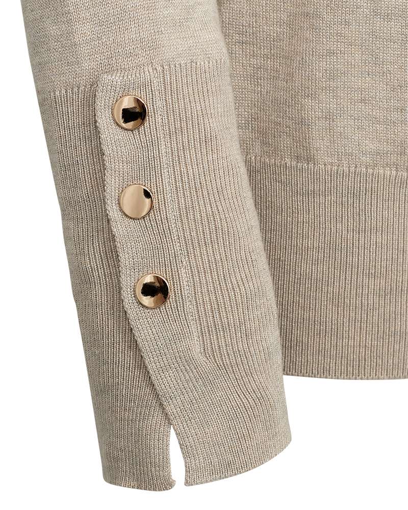 Freequent Pullover Katie Bruin - OAK Fashion Noordwolde