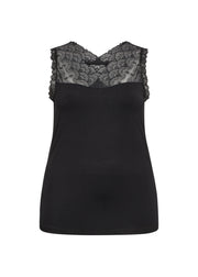 Wasabi Singlet Stella Zwart - OAK Fashion Noordwolde