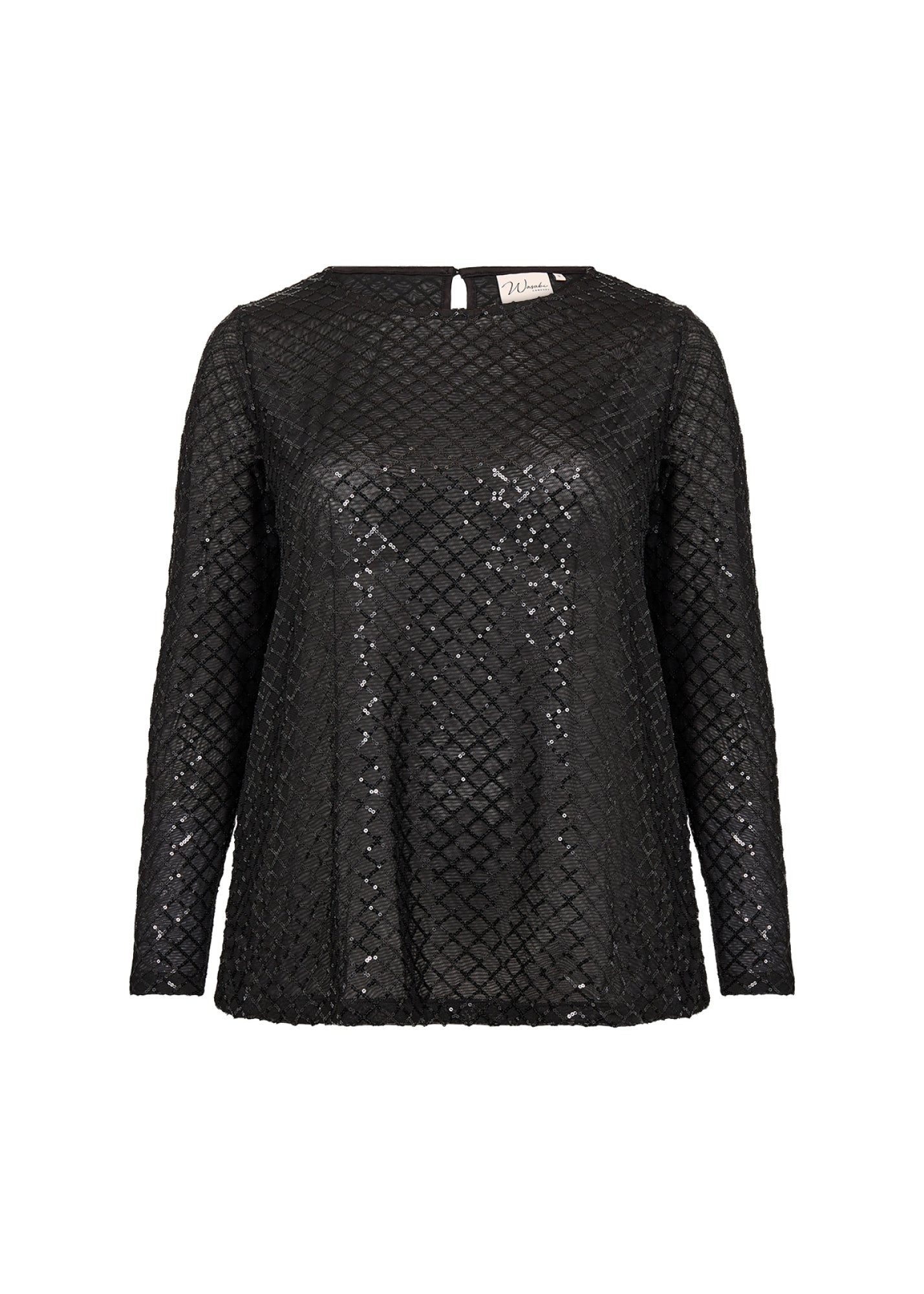 Wasabi Top Shao Zwart - OAK Fashion Noordwolde