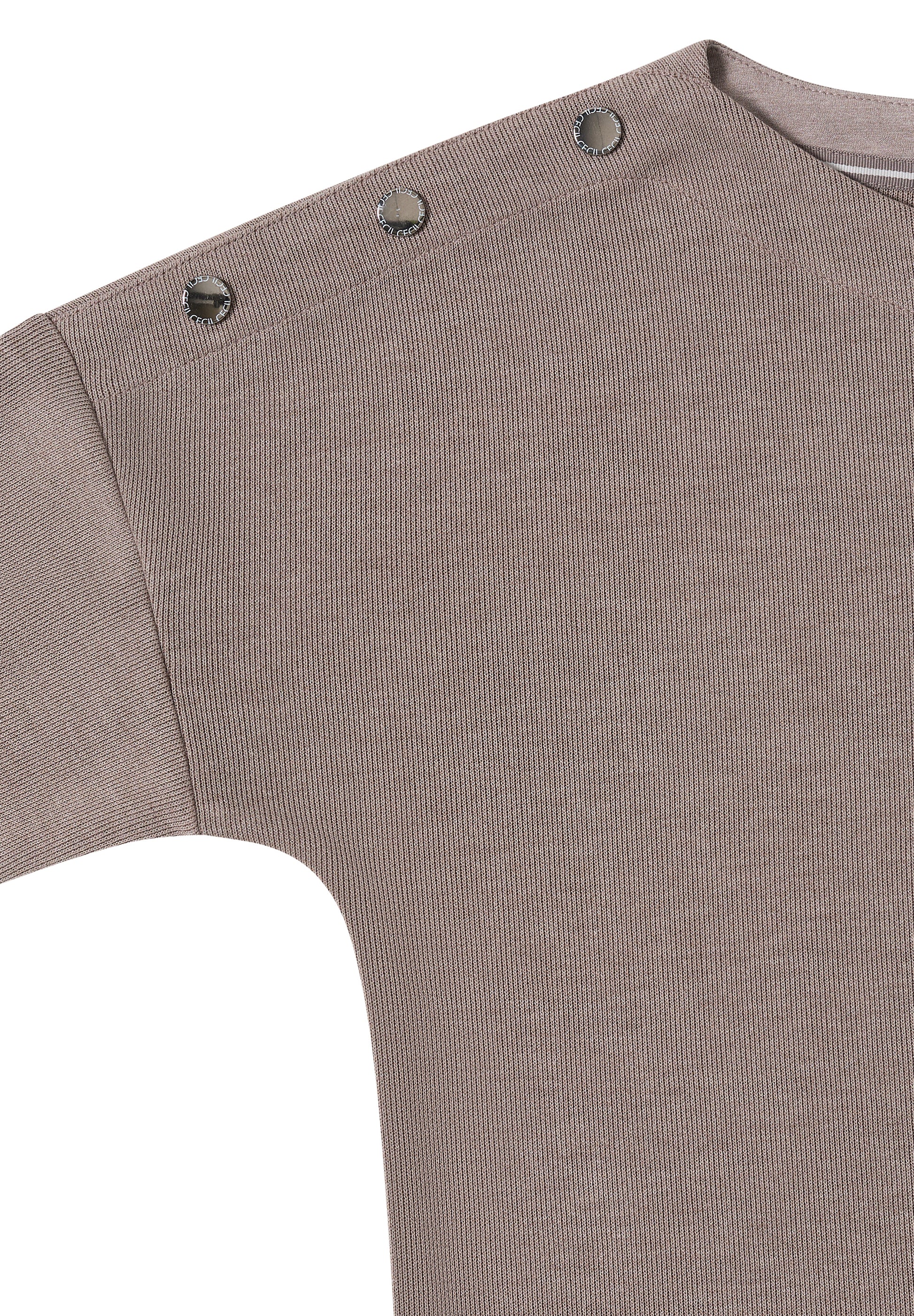 Cecil Top Cosy Bruin - OAK Fashion Noordwolde