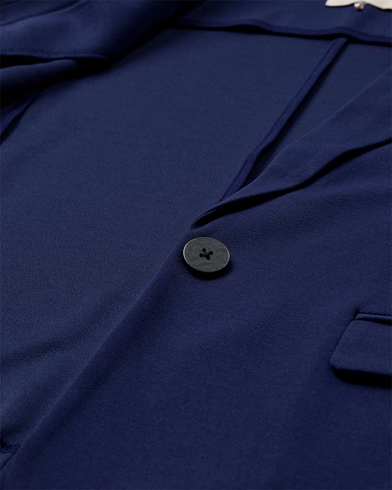 Freequent Blazer Nanni Kort Blauw - OAK Fashion Noordwolde