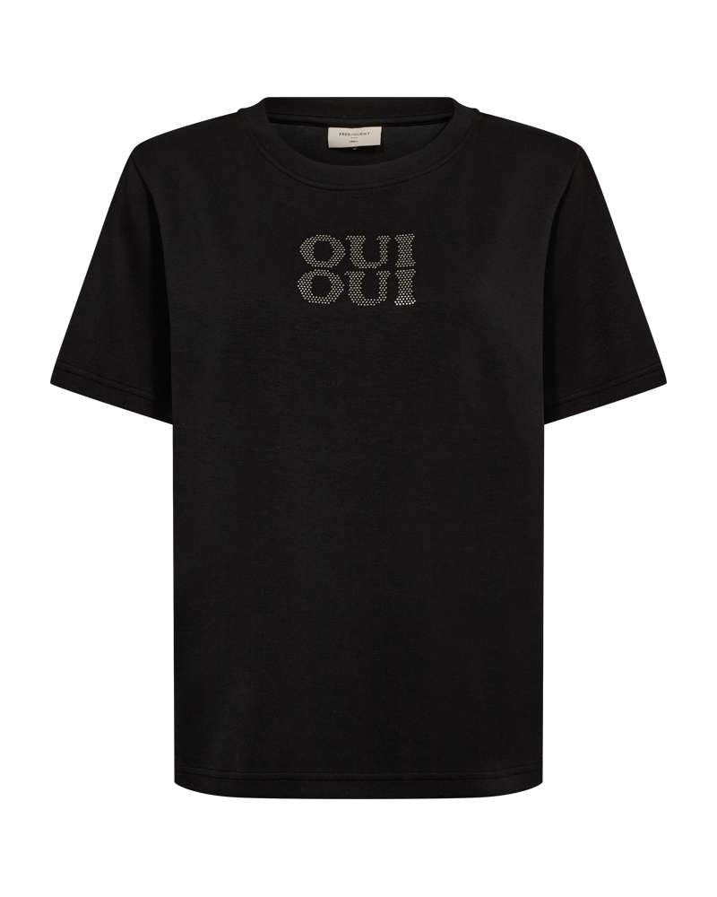 Freequent Top Malak Zwart - OAK Fashion Noordwolde