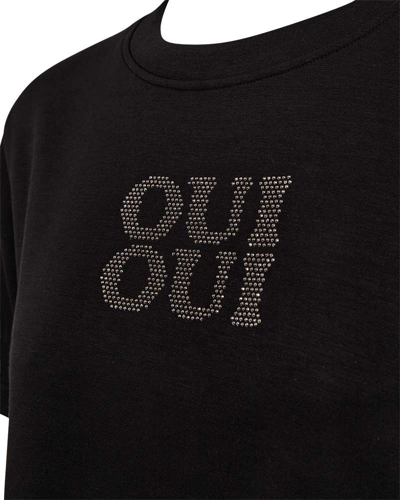 Freequent Top Malak Zwart - OAK Fashion Noordwolde