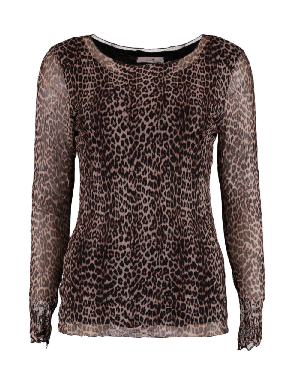 Haily's Mesh Top Valentonia Bruin - OAK Fashion Noordwolde