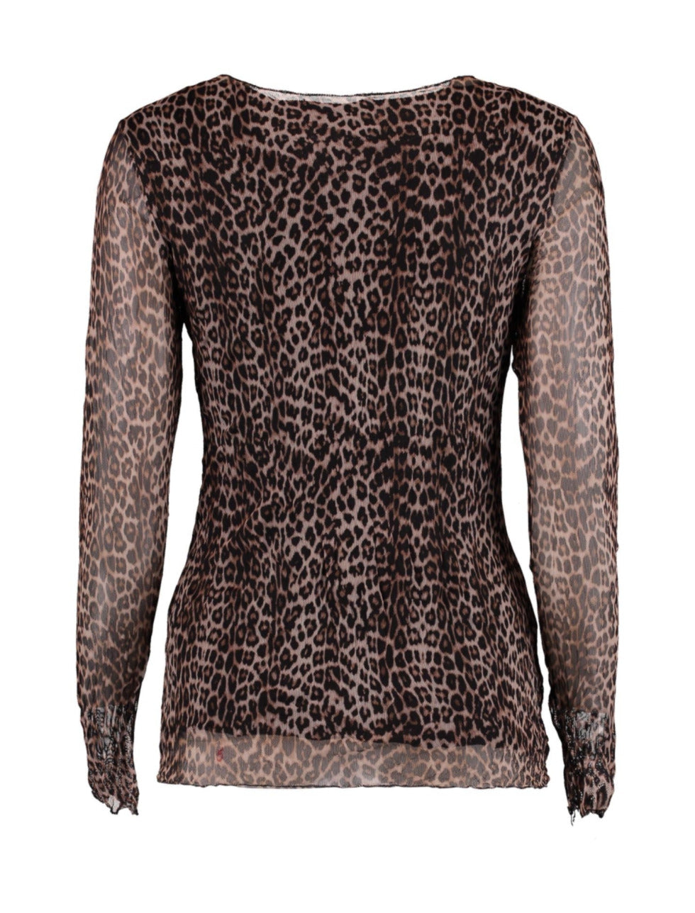 Haily's Mesh Top Valentonia Bruin - OAK Fashion Noordwolde