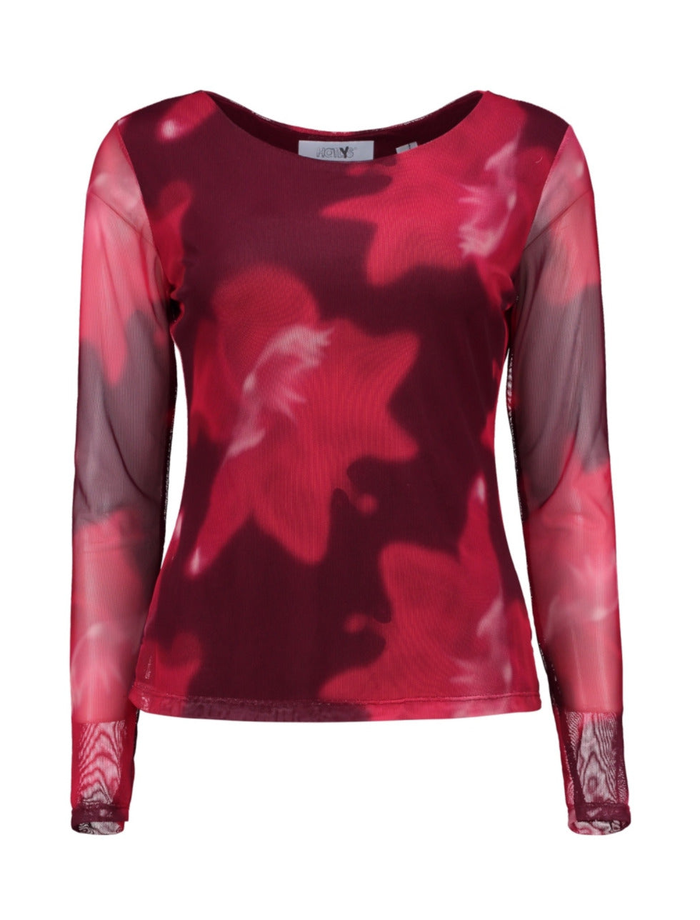 Haily's Mesh Top Kristy Rood - OAK Fashion Noordwolde