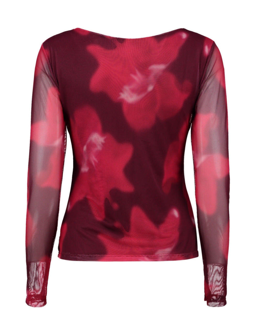 Haily's Mesh Top Kristy Rood - OAK Fashion Noordwolde