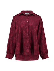 Haily's Blouse Viola Rood - OAK Fashion Noordwolde