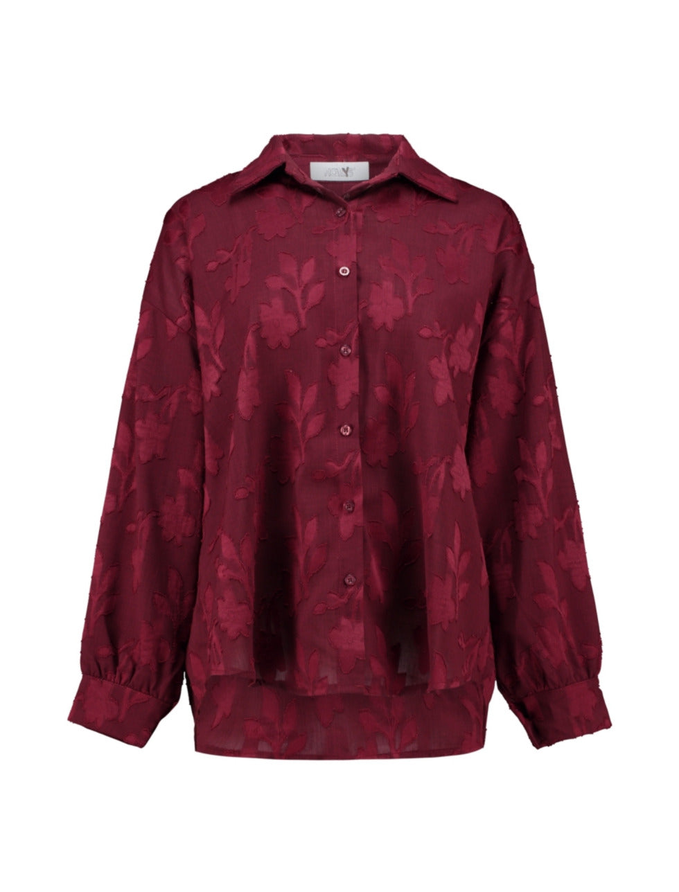 Haily's Blouse Viola Rood - OAK Fashion Noordwolde