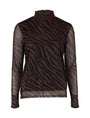 Haily's Mesh Top Zebra