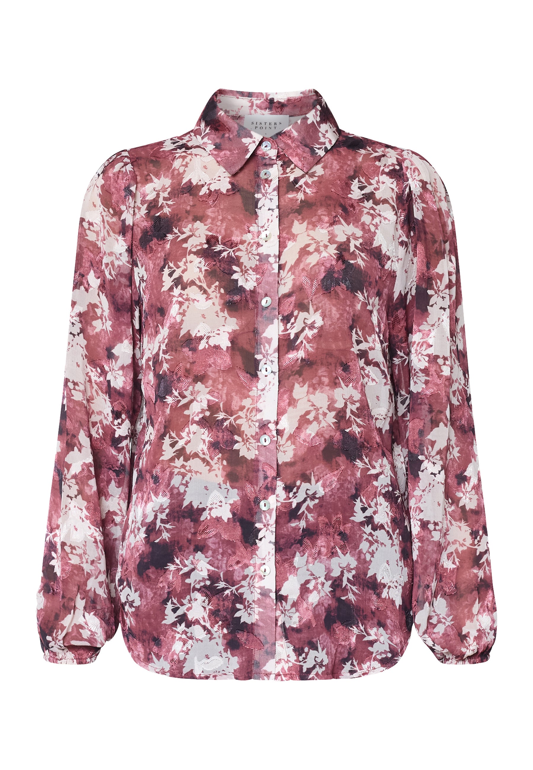 Sisters Point Blouse Ebbey Rood - OAK Fashion Noordwolde