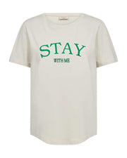 Freequent T-shirt Fenjal Bruin - OAK Fashion Noordwolde