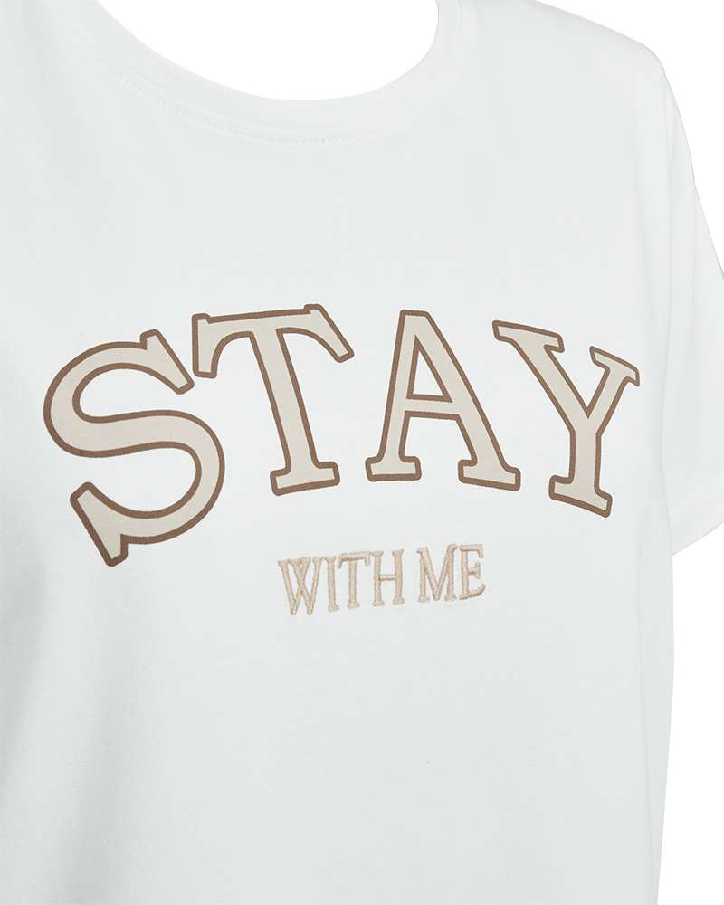 Freequent T-shirt Fenjal Wit - OAK Fashion Noordwolde