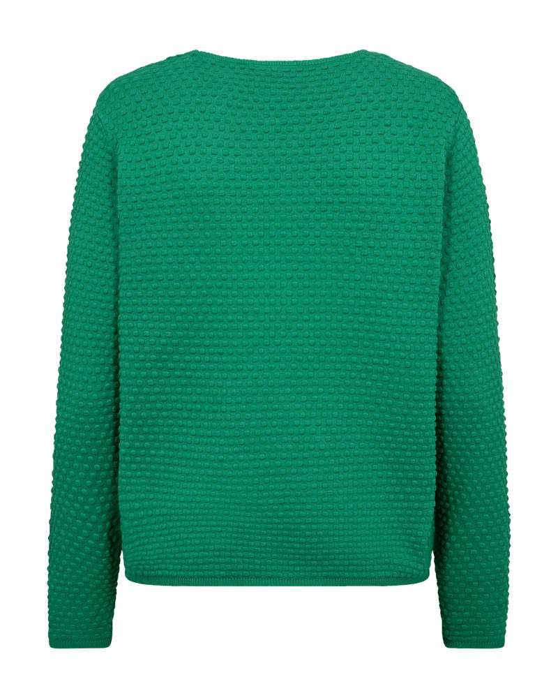 Freequent Pullover Dottie Groen - OAK Fashion Noordwolde