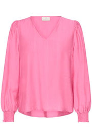 Kaffe Blouse Lufia Pink Power - OAK Fashion Noordwolde
