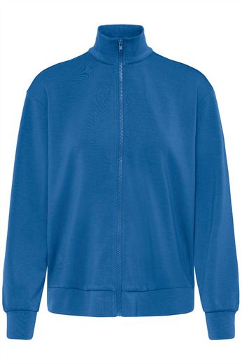 Fransa Vest Aurora True Blue - OAK Fashion Noordwolde