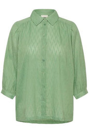 Kaffe Curve Blouse Gabby Sea Spray - OAK Fashion Noordwolde