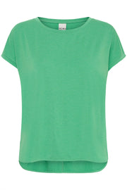 Ichi T-shirt Rebel Kelly Green - OAK Fashion Noordwolde