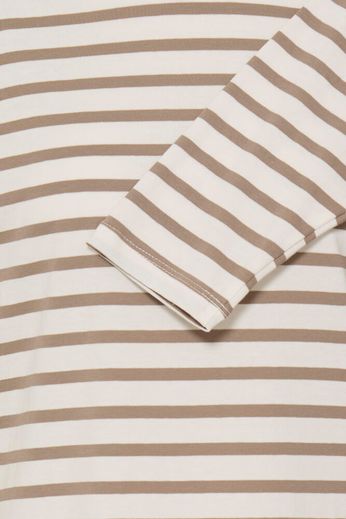 Ichi Top Mira Loose SEPIA TINT / CLOUD DANCER - OAK Fashion Noordwolde