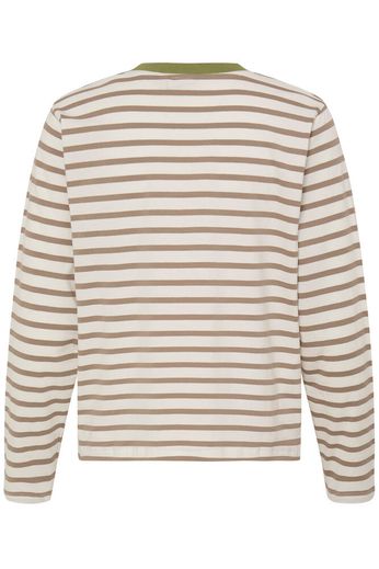 Ichi Top Mira Loose SEPIA TINT / CLOUD DANCER - OAK Fashion Noordwolde