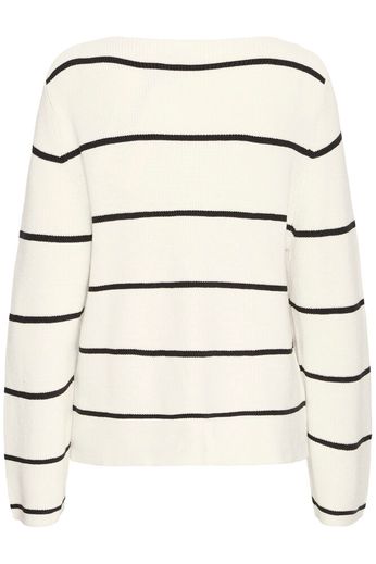 Ichi Trui Boston BIRCH W BLACK STRIPE - OAK Fashion Noordwolde