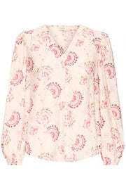 Fransa Blouse Kalia ORCHID FLORAL - OAK Fashion Noordwolde