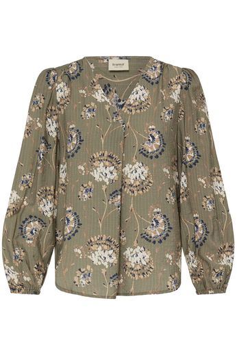 Fransa Blouse Kalia S. OLIVE FLORAL - OAK Fashion Noordwolde