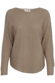 Fransa FRERETTA PU 3 Walnut Melange - OAK Fashion Noordwolde