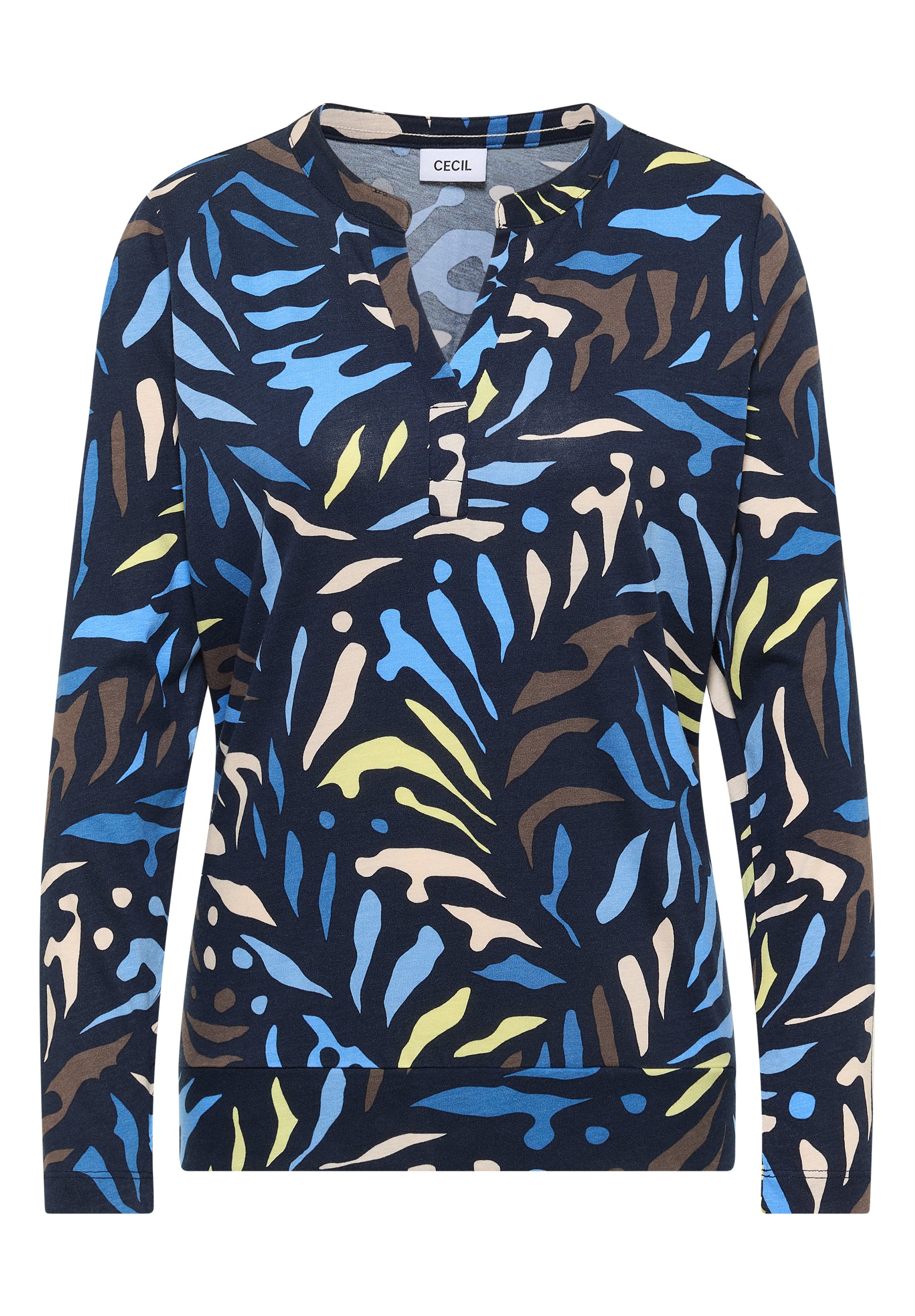 Cecil Shirt Mulit Blauw - OAK Fashion Noordwolde