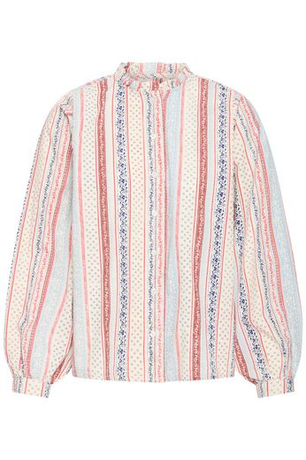 Ichi Blouse Qwina TEABERRY STRIPE - OAK Fashion Noordwolde